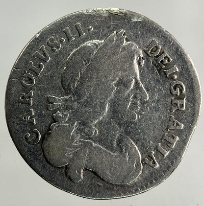 1673 Charles II 2nd Maundy Three-Pence Silver Coin | Fine Collectable Grade