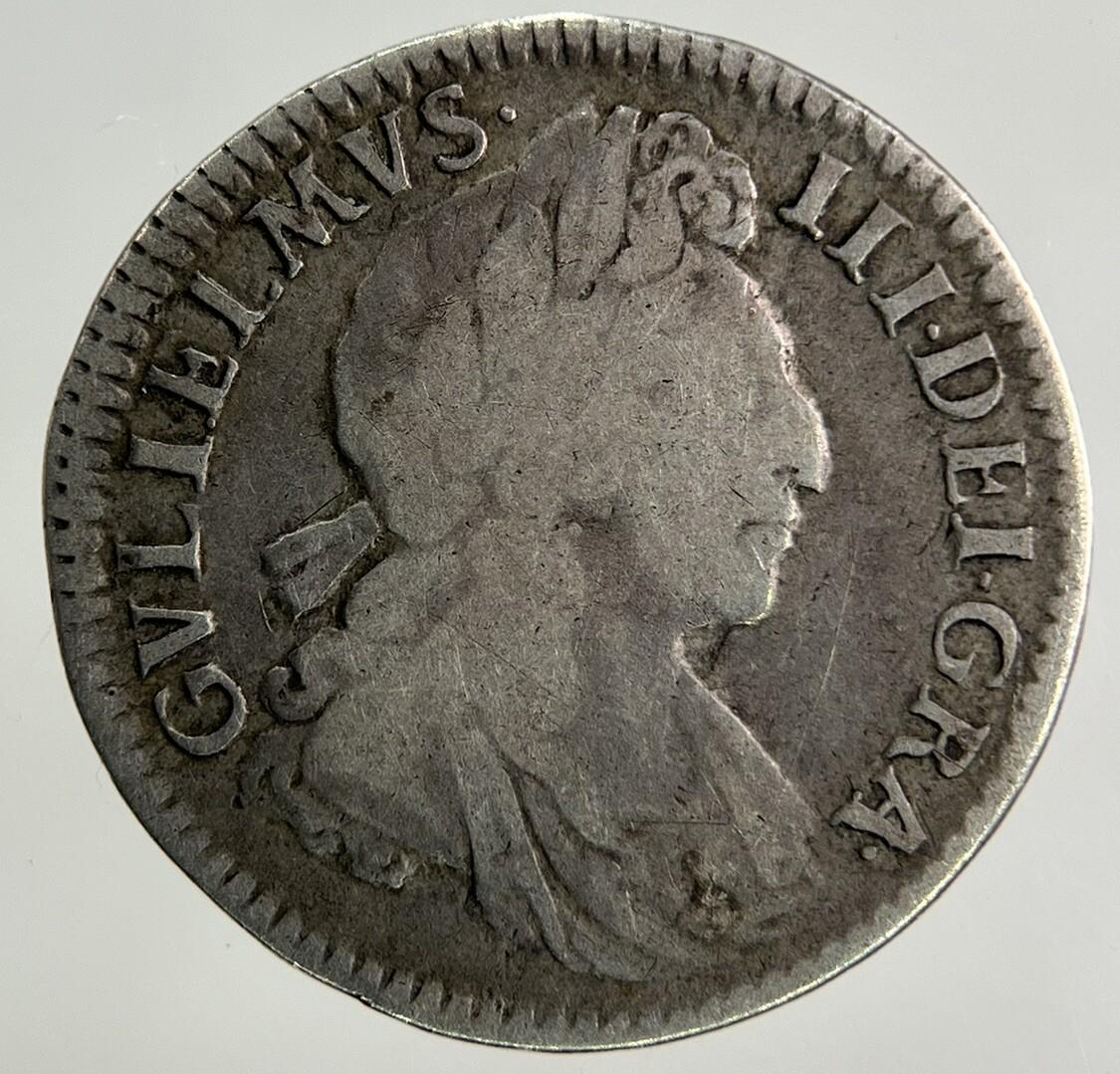 1702 William III 3rd Maundy Four-Pence Silver Coin | Fine Collectable Grade