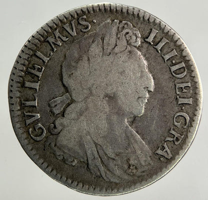 1702 William III 3rd Maundy Four-Pence Silver Coin | Fine Collectable Grade
