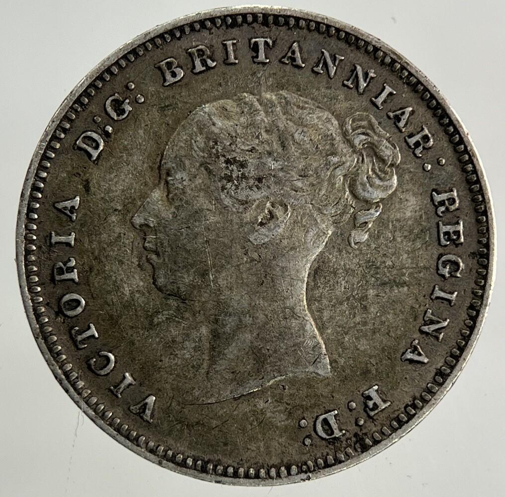 1881 Victoria Maundy Four-Pence Silver Coin | Very High Grade