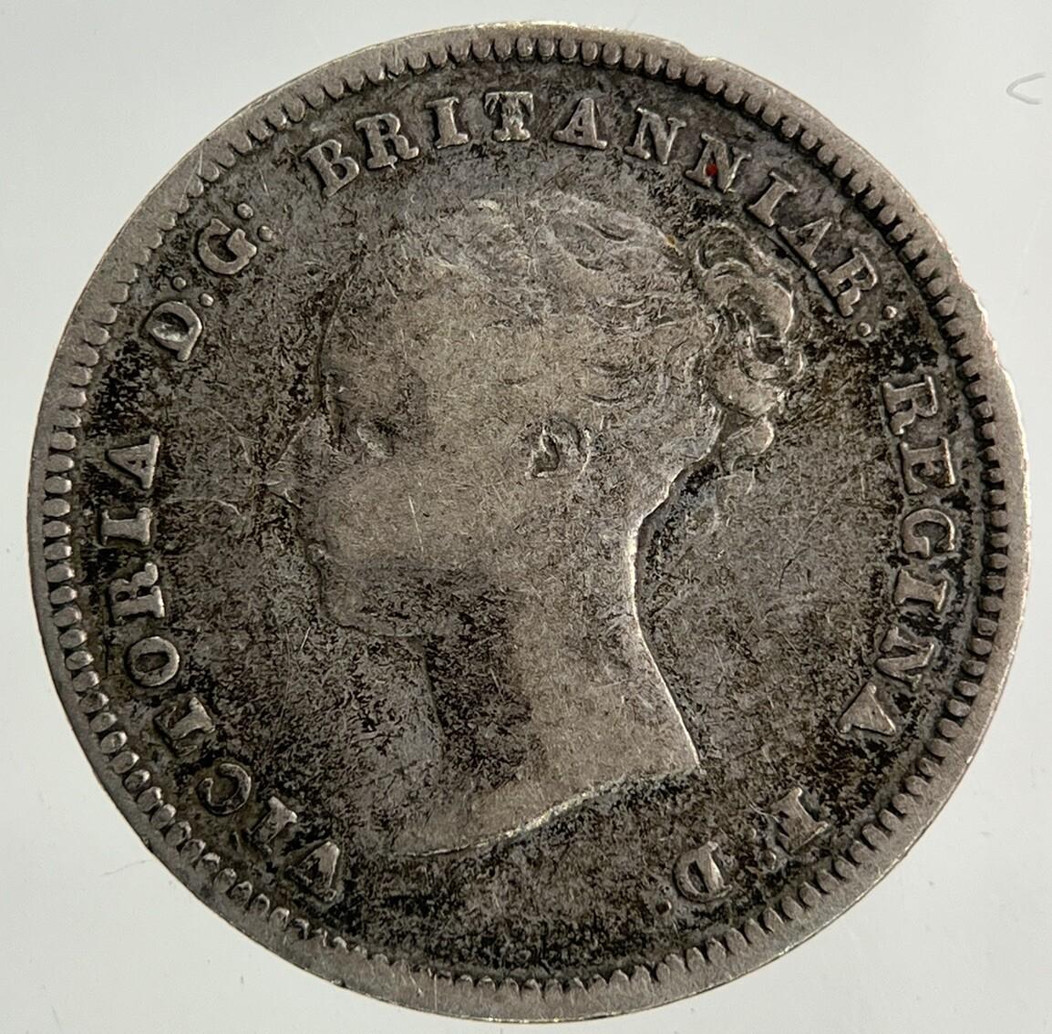 1842 Victoria Maundy Four-Pence Silver Coin | Fine Collectable Grade