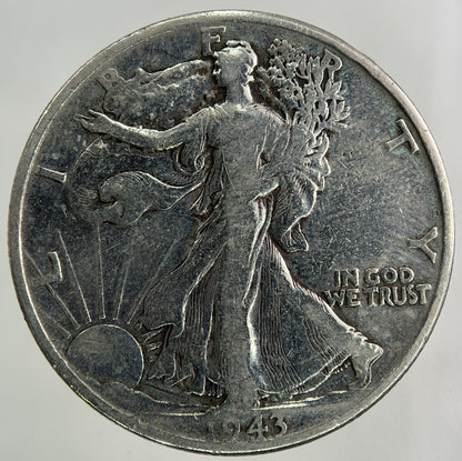1943 US USA Half Dollar Silver Coin | Fine Collectable Grade