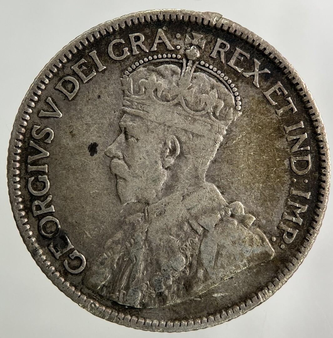 1912 Canada 25 Cents Silver Coin | Fine Collectable Grade