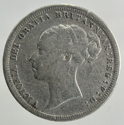 1885 Victoria Sixpence Silver Coin | Fine Collectable Grade