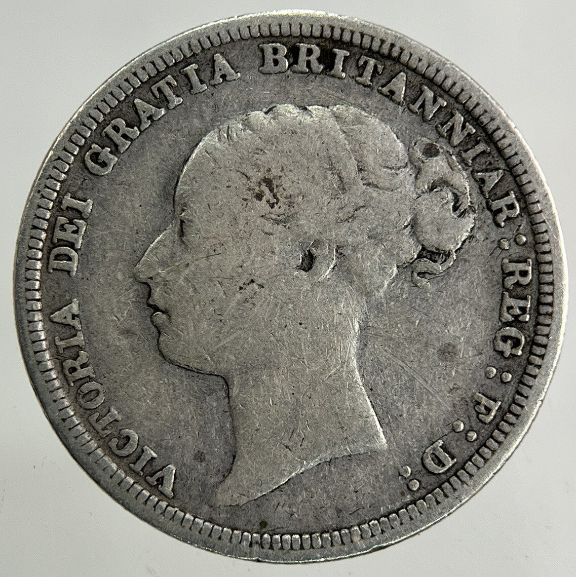 1883 Victoria Sixpence Silver Coin | Fine Collectable Grade
