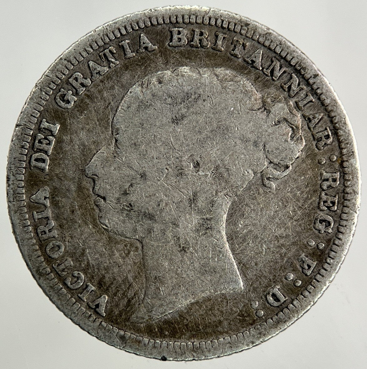 1887 Victoria Sixpence Silver Coin | Collectable Grade