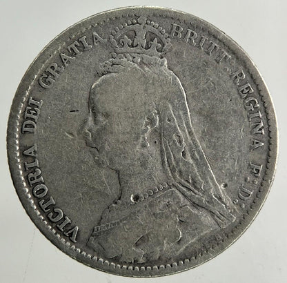 1887 Victoria Sixpence Silver Coin | Collectable Grade