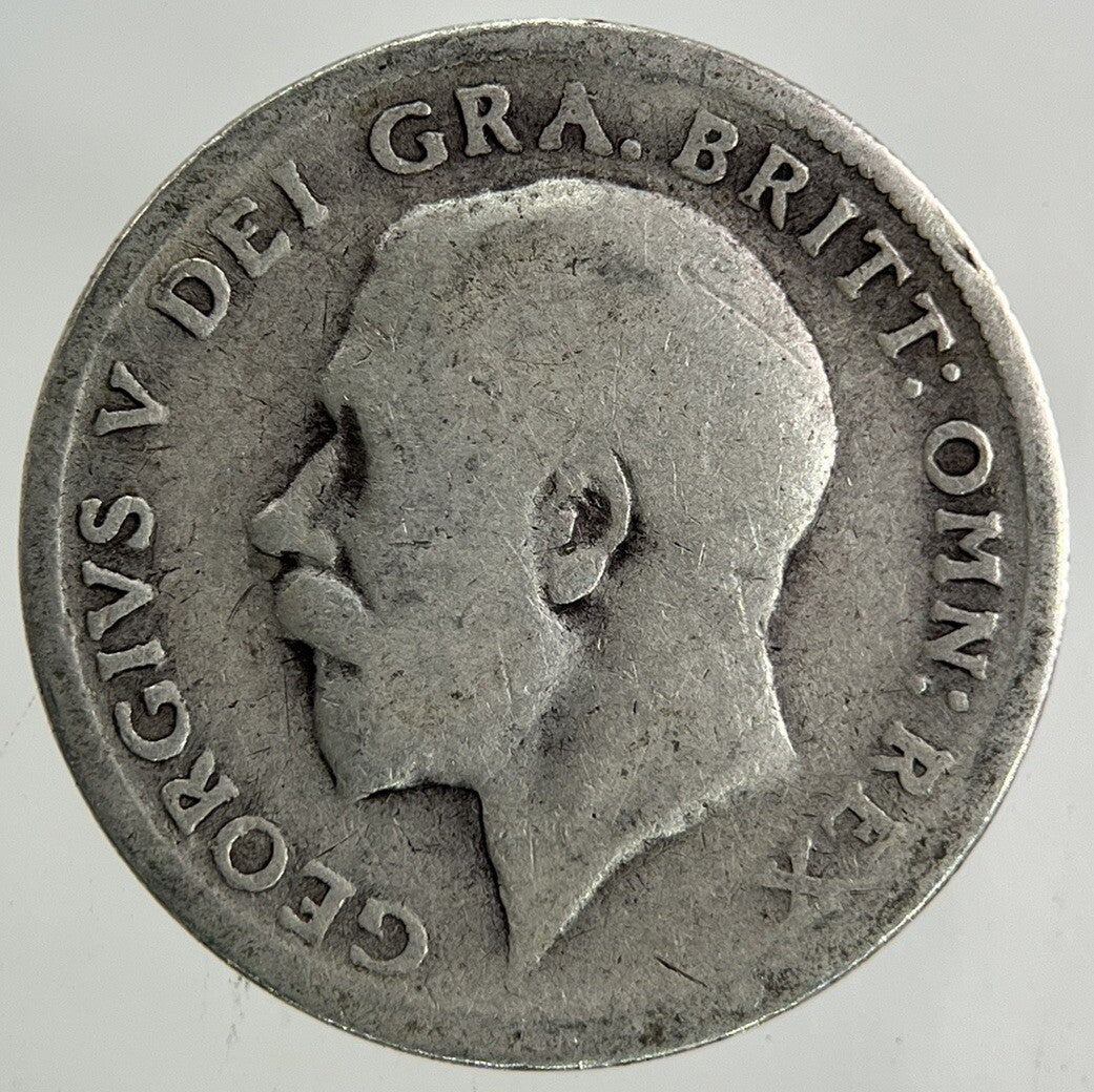1918 George V Sixpence Silver Coin | Collectable Grade