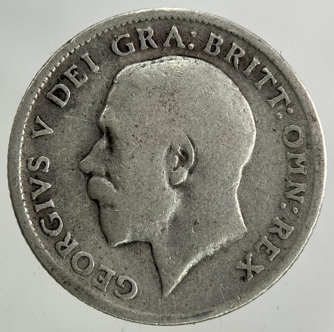 1916 George V Sixpence Silver Coin | Fine Collectable Grade