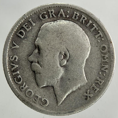 1916 George V Sixpence Silver Coin | Fine Collectable Grade