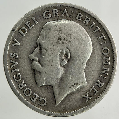 1914 George V Sixpence Silver Coin | Fine Collectable Grade