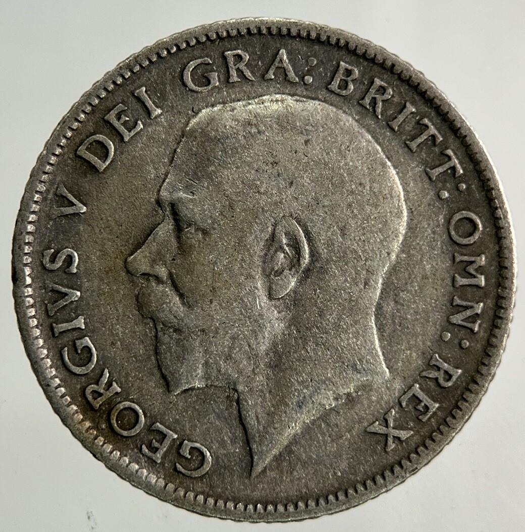1922 George V Sixpence Silver Coin | Fine Collectable Grade