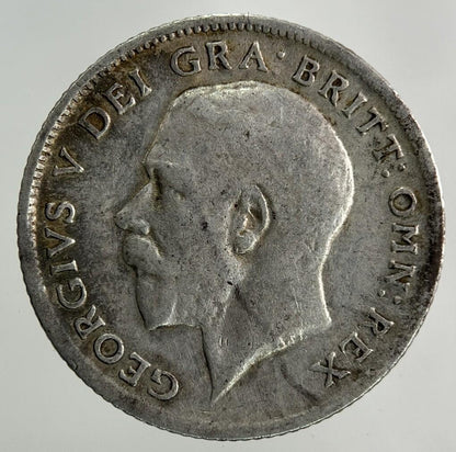 1918 George V Sixpence Silver Coin | Very High Grade