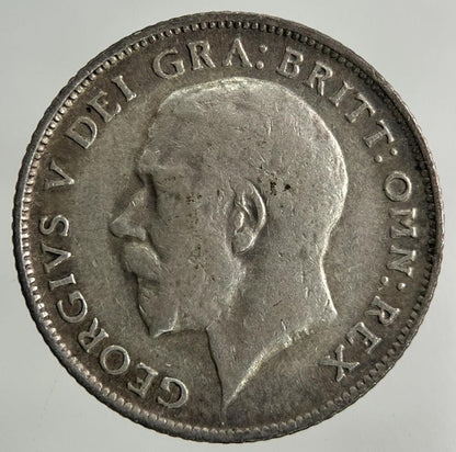 1914 George V Sixpence Silver Coin | Very High Grade