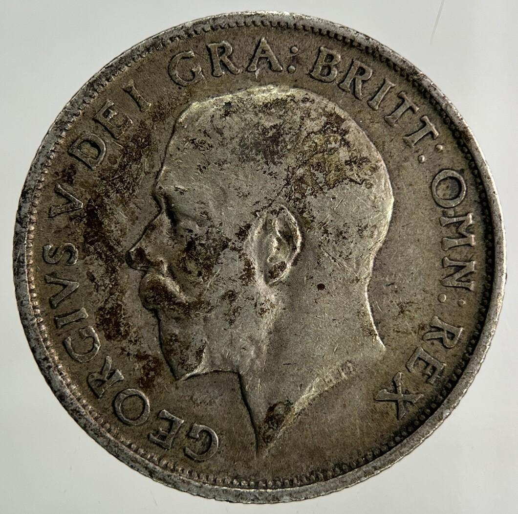 1915 George V One Shilling Silver Coin | Very High Grade