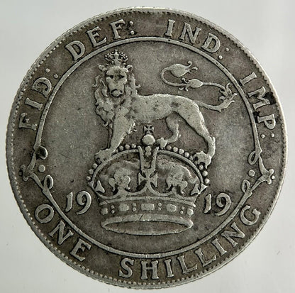 1919 George V One Shilling Silver Coin | Very High Grade