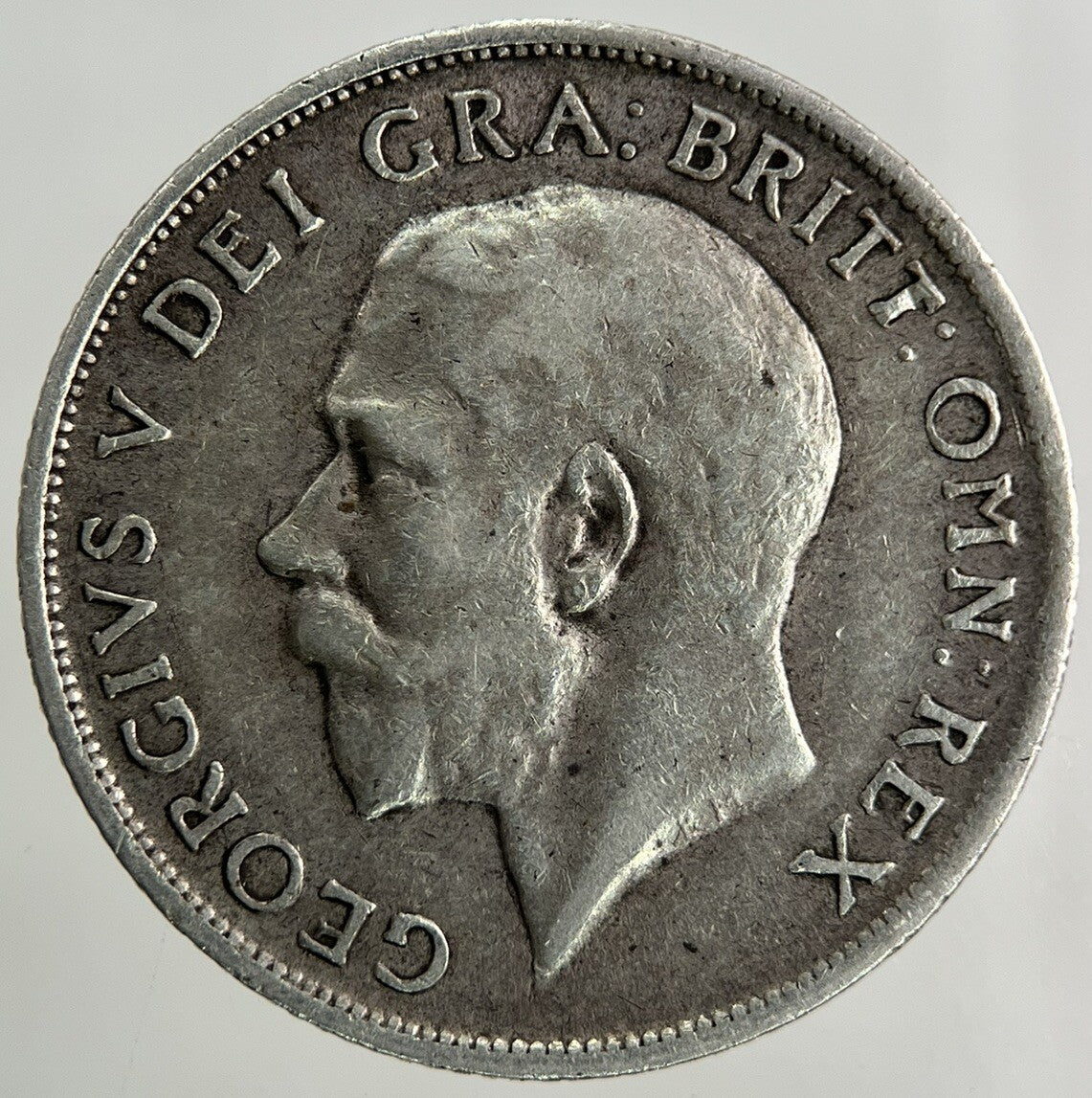 1914 George V One Shilling Silver Coin | Very High Grade