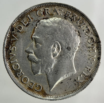1917 George V One Shilling Silver Coin | Very High Grade