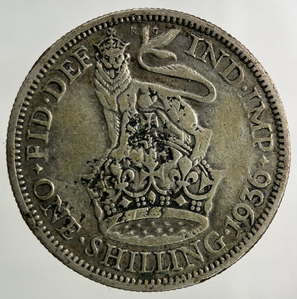 1936 George V One Shilling Silver Coin | Collectable Grade