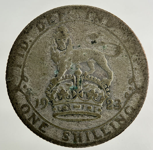 1923 George V One Shilling Silver Coin | Collectable Grade