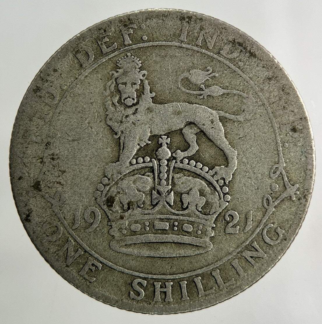 1921 George V One Shilling Silver Coin | Collectable Grade