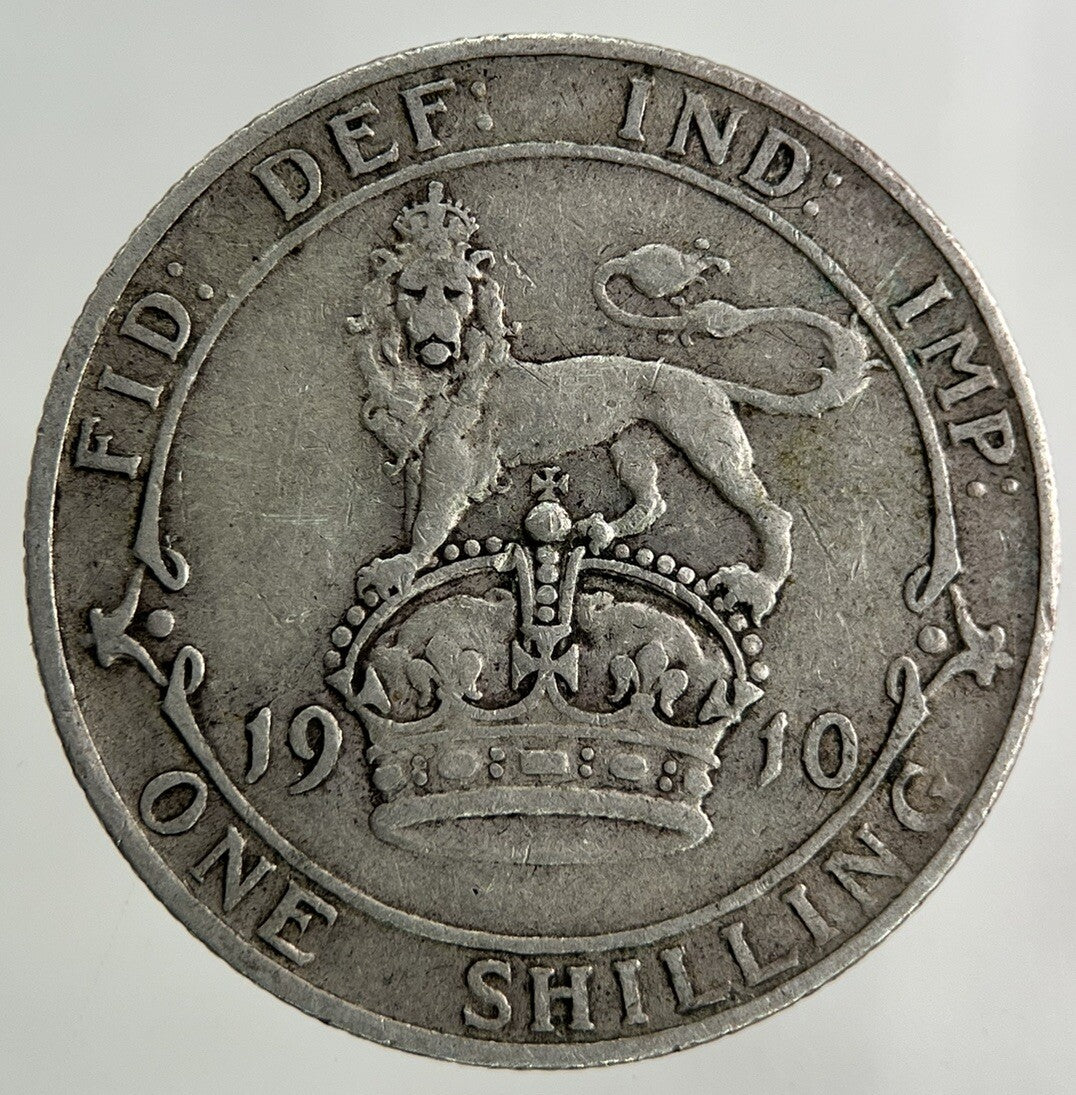 1910 Edward VII One Shilling Silver Coin | Very High Grade