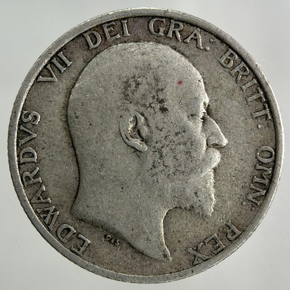 1910 Edward VII One Shilling Silver Coin | Very High Grade