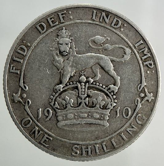 1910 Edward VII One Shilling Silver Coin | Very High Grade