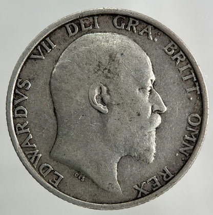 1910 Edward VII One Shilling Silver Coin | Very High Grade