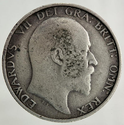 1902 Edward VII One Shilling Silver Coin | Very High Grade
