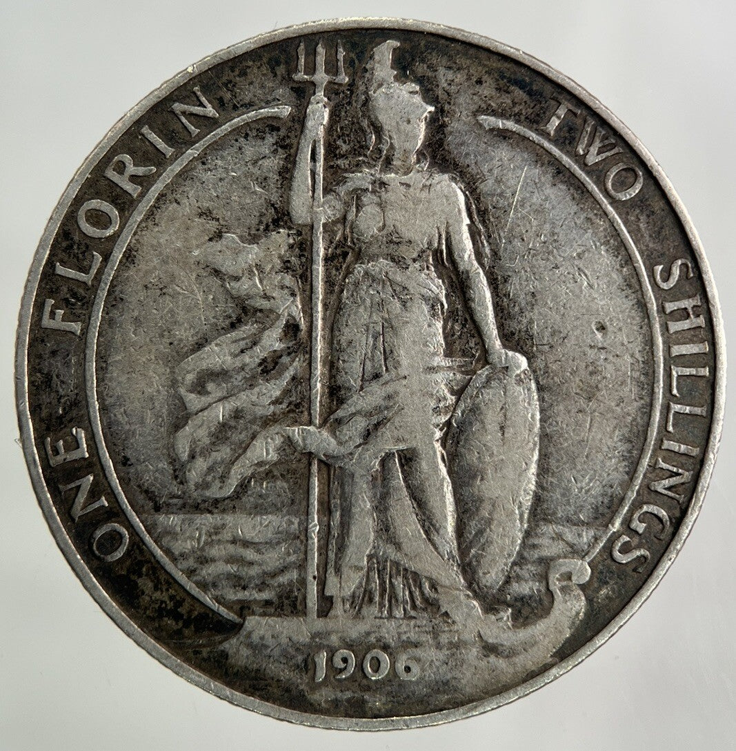 1906 Edward VII Florin Silver Coin | Fine Collectable Grade