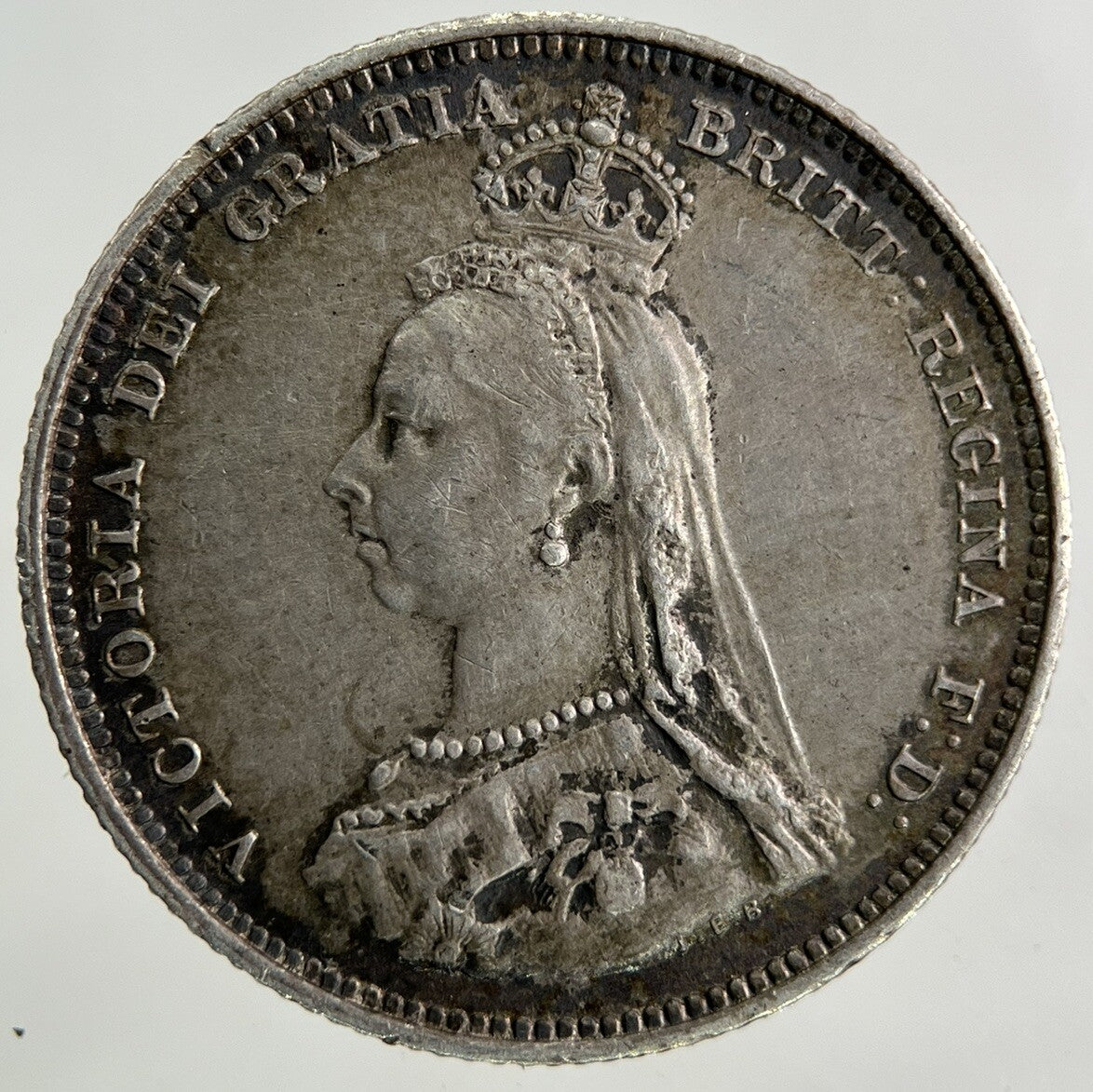 1887 Victoria One Shilling Silver Coin | Very High Grade
