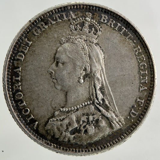 1887 Victoria One Shilling Silver Coin | Very High Grade