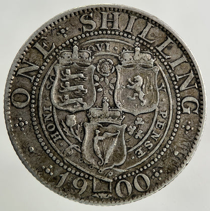 1900 Victoria One Shilling Silver Coin | Very High Grade