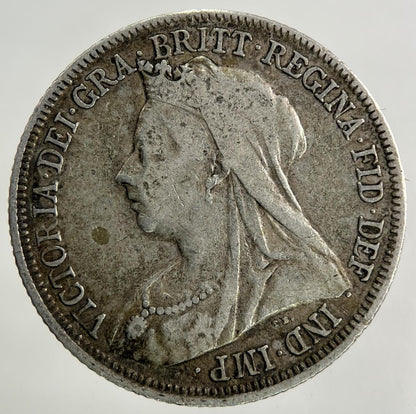 1900 Victoria One Shilling Silver Coin | Very High Grade