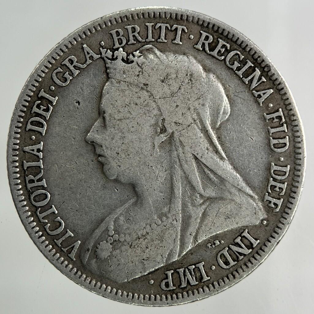 1895 Victoria One Shilling Silver Coin | Fine Collectable Grade