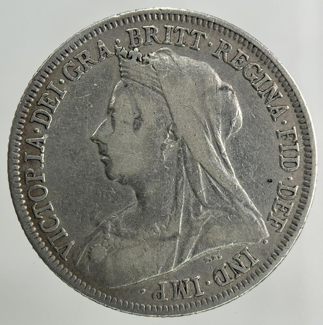 1901 Victoria One Shilling Silver Coin | Fine Collectable Grade