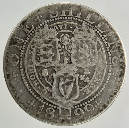 1899 Victoria Shilling Silver Coin | Collectable Grade