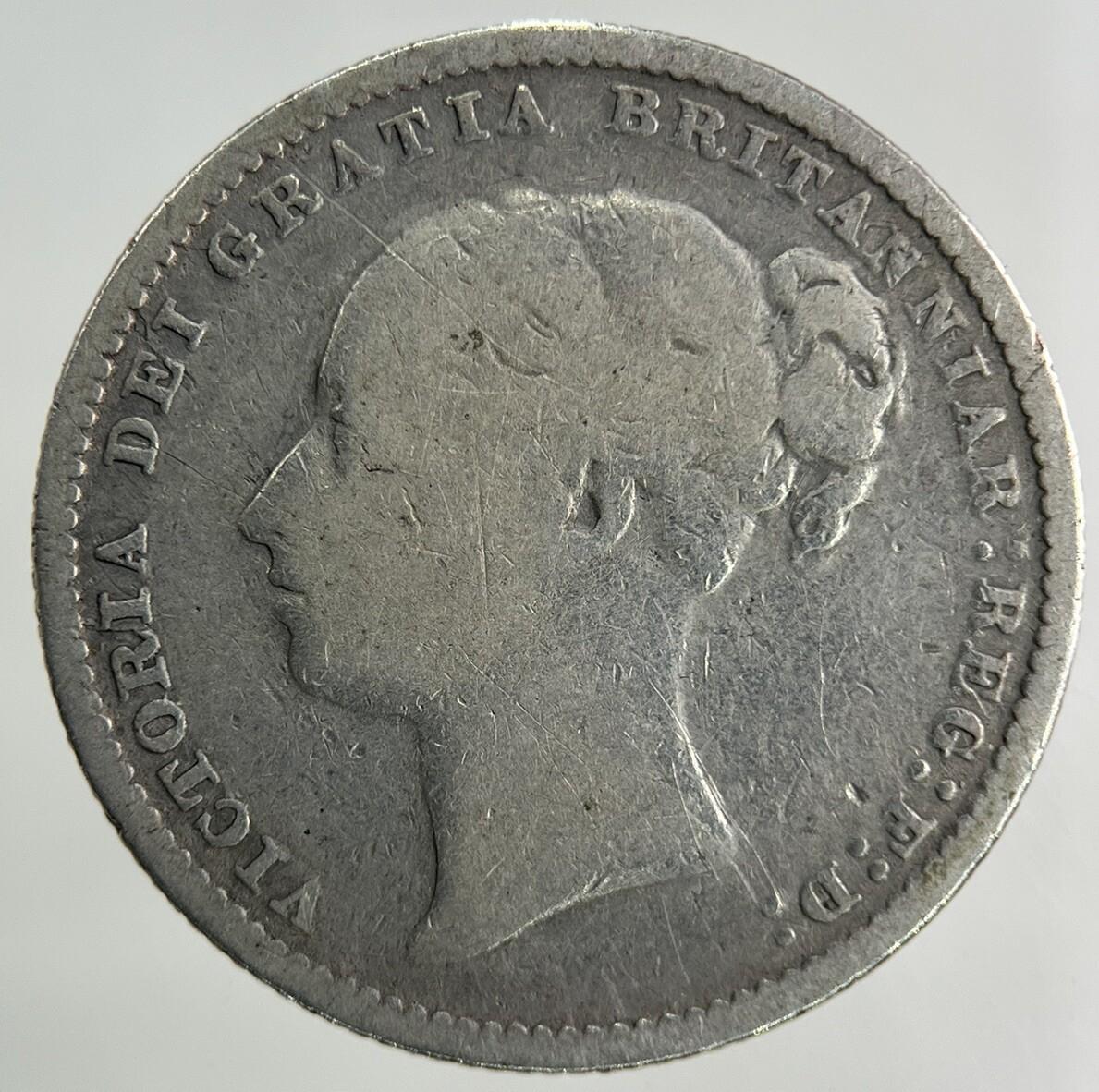1884 Victoria Shilling Silver Coin | Collectable Grade