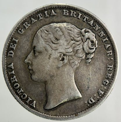 1859 Victoria Shilling Silver Coin | Fine Collectable Grade