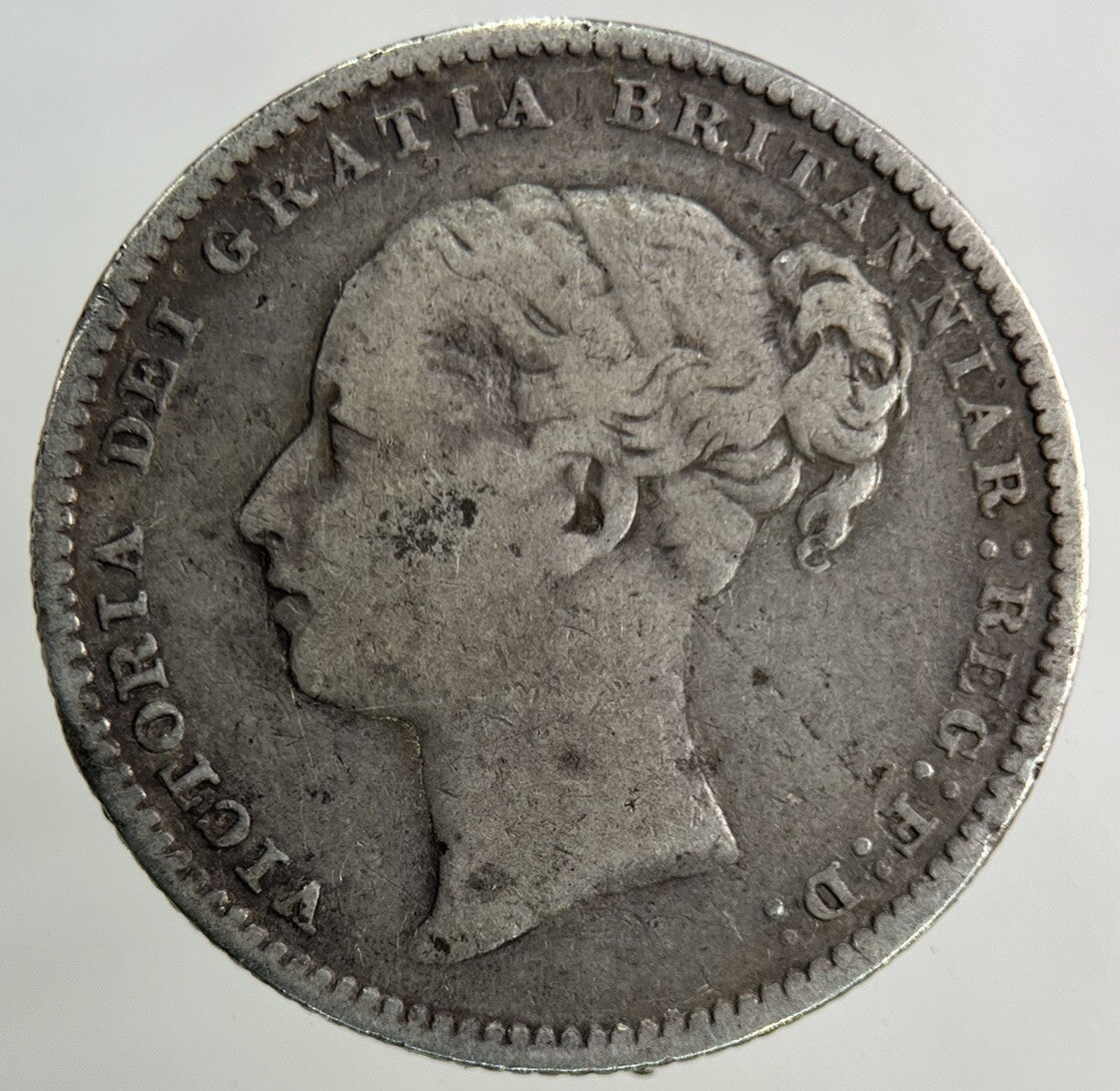 1879 Victoria Shilling Silver Coin | Fine Collectable Grade