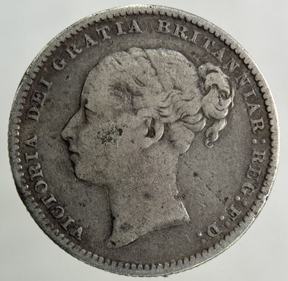 1879 Victoria Shilling Silver Coin | Fine Collectable Grade