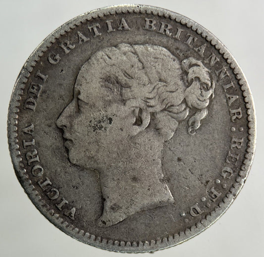1879 Victoria Shilling Silver Coin | Fine Collectable Grade