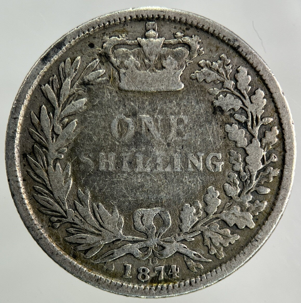 1874 Victoria Shilling Silver Coin | Collectable Grade