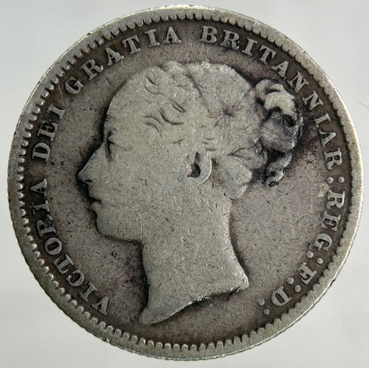 1880 Victoria Shilling Silver Coin | Fine Collectable Grade