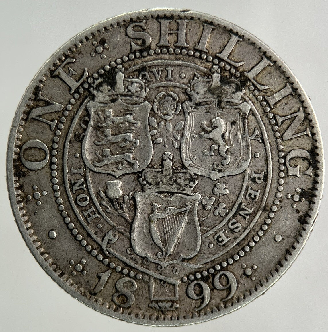 1899 Victoria Shilling Silver Coin | Very High Grade