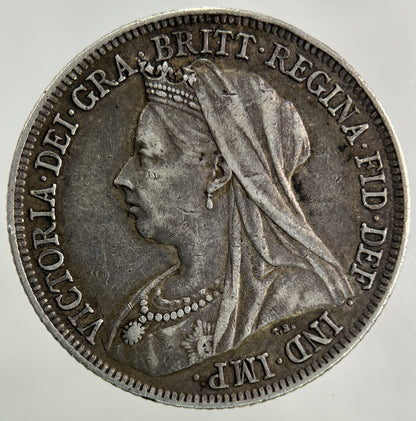 1894 Victoria Shilling Silver Coin | Very High Grade