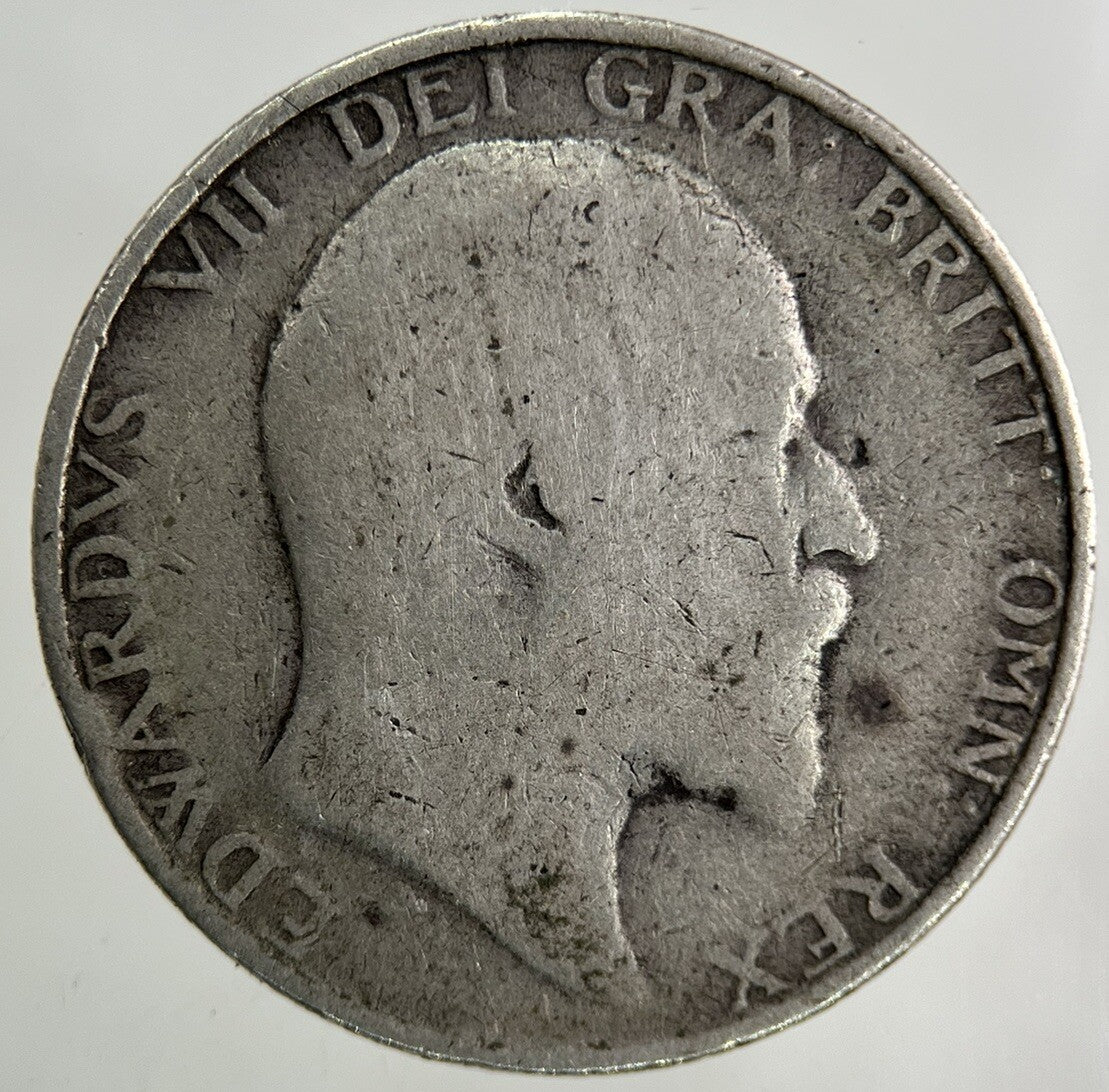 1902 Edward VII Shilling Silver Coin | Collectable Grade