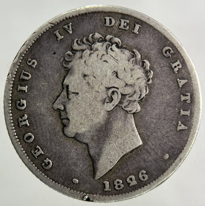 1826 George IV Shilling Silver Coin | Fine Collectable Grade