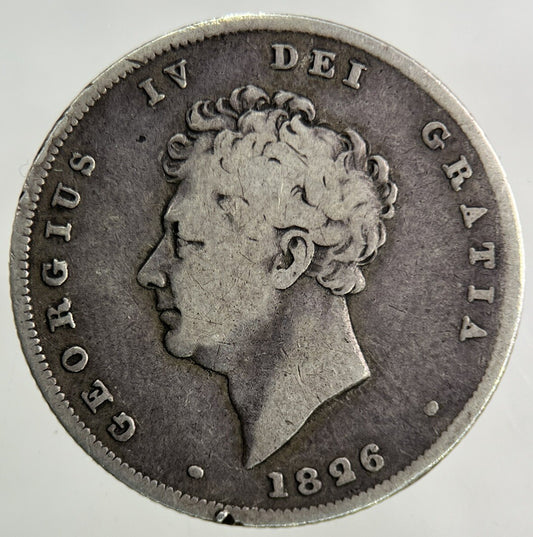 1826 George IV Shilling Silver Coin | Fine Collectable Grade